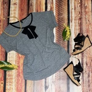 Black & Grey Blouse